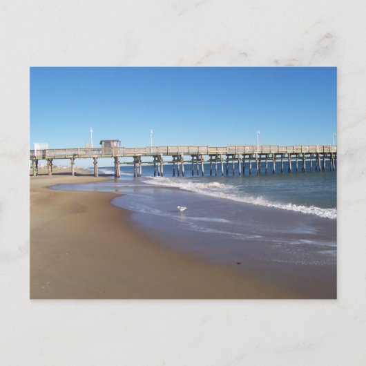 Angelpunkt bei Sandbridge, VA. Postkarte (Vorderseite)