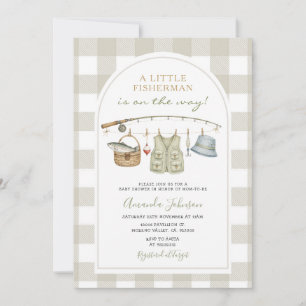 Angelrod Kleine Fischer Baby Shower Einladung