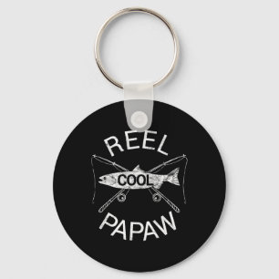 Angelrolle Cool Papaw Papa Dad Geschenk Vatertag Schlüsselanhänger