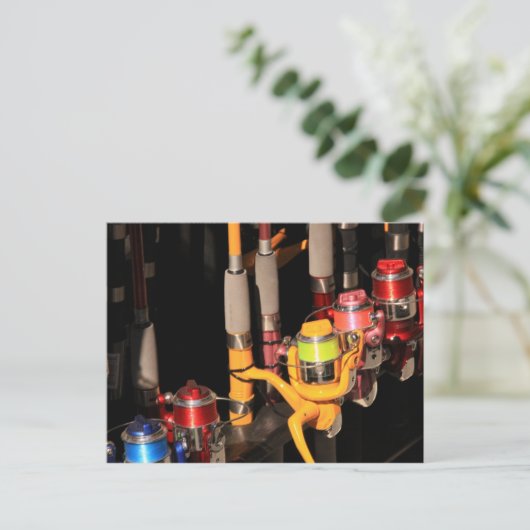 Angelrollen Postkarte (Stehend Vorderseite)