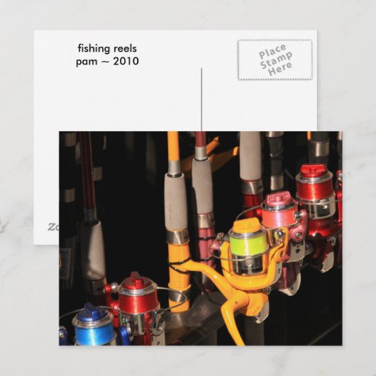 Angelrollen Postkarte (Vorne/Hinten)