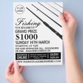 Angelroten, Turnierwerbung Flyer (Hand)