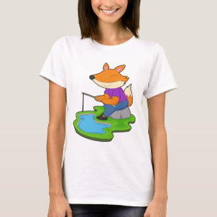 Angelrute Angeln Fischen T-Shirt
