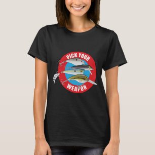 Angelrute, Angler, Forelle, Regenbogenforelle T-Shirt