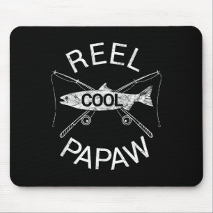 Angelrute Cool Papaw Papa Dad Geschenk Vatertag Mousepad