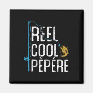 Angelrute Cool Pepere Vatertag Geschenk Fischer Magnet