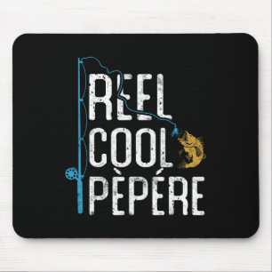 Angelrute Cool Pepere Vatertag Geschenk Fischer Mousepad