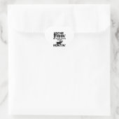 Angelrute Herz-Aufkleber (Tasche)
