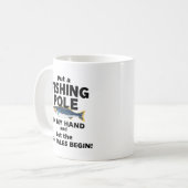 ANGELRUTE IN MEINE HAND KAFFEETASSE (Vorderseite Links)