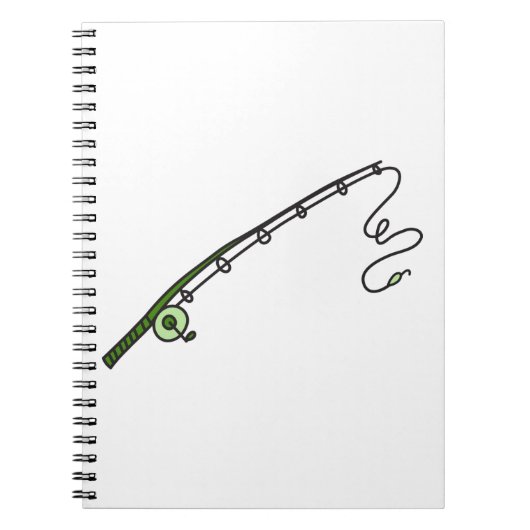 Angelrute Notizblock (Vorderseite)