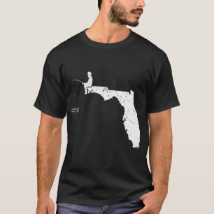 Angelrute-Shirt FL Mahi Mahi Angeln Bass Angeln T-Shirt