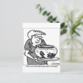 Angelruten durch Beobachtung der Menschen Postkarte (Stehend Vorderseite)