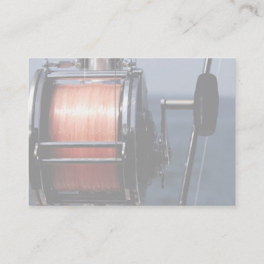 Angelruten-Nahaufnahme Visitenkarte (Rückseite)