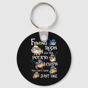 Angelruten sind wie Kartoffelchips, man kann nicht Schlüsselanhänger