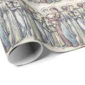 Angels and Children von Sir Edward Burne-Jones Geschenkpapier (Rolleneckpunkt)