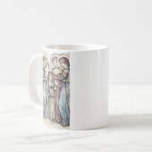 Angels and Children von Sir Edward Burne-Jones Kaffeetasse (Vorderseite Links)