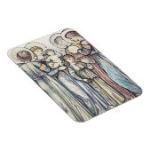 Angels and Children von Sir Edward Burne-Jones Magnet (Rechte Seite)