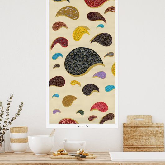 Angels Ascending - Print Poster (Küche)