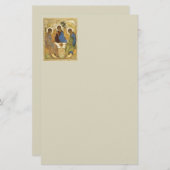 Angels at Mamre Trinity Stationery Briefpapier (Vorne/Hinten)