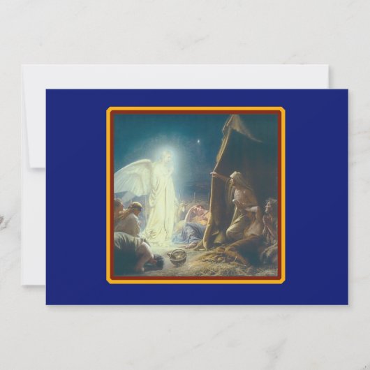 Angels Besuch Hirten Gewohnte Weihnachten (Vorderseite)