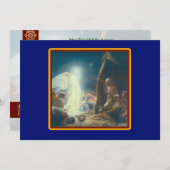 Angels Besuch Hirten Gewohnte Weihnachten (Vorne/Hinten)