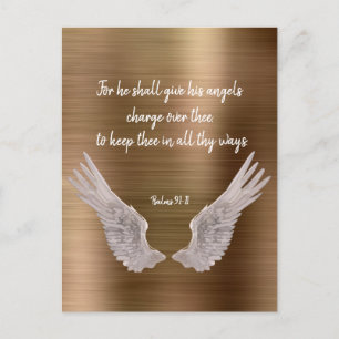 Angels Bible Verse Postkarte