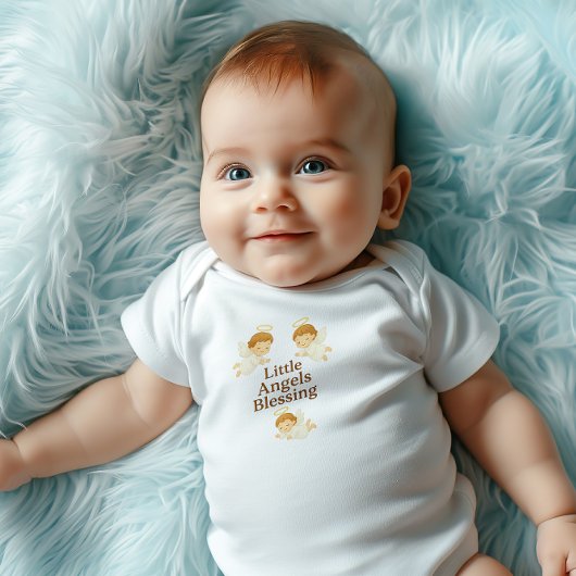 Angels Blessing – Baby Bodysuit | Baptism & GIFT Baby Strampler