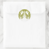 Angels Change Colors - Runder Aufkleber (Tasche)
