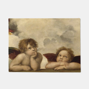 Angels Cherubs Raphael Santi Siena Fußmatte