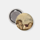 Angels Cherubs Raphael Santi Siena Magnet (Vorderseite/Rückseite)