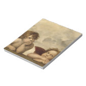 Angels Cherubs Raphael Santi Siena Notizblock (Rotiert)