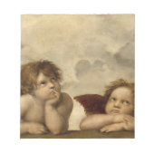 Angels Cherubs Raphael Santi Siena Notizblock (Vorderseite)