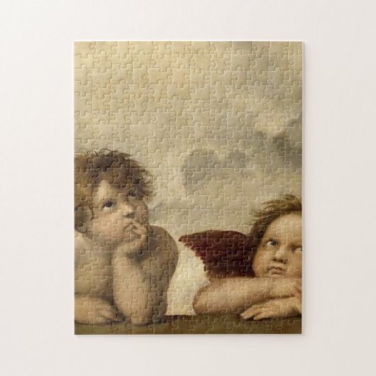 Angels Cherubs Raphael Santi Siena Puzzle (Vertikal)