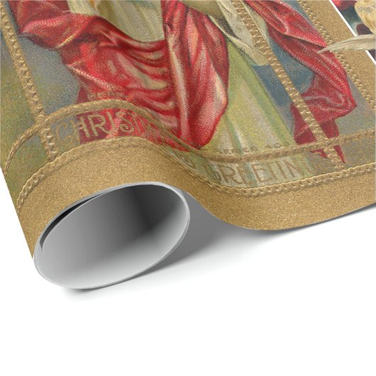 Angels Christmas Viktorianisch Cards Hübsche Posen Geschenkpapier (Rolleneckpunkt)