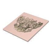 Angels – Coat of arms – Emblem rosa rose Fliese (Seite)