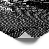 Angels Crystal Chandelier Lighting Vintage Kunst Poster (Ecke)