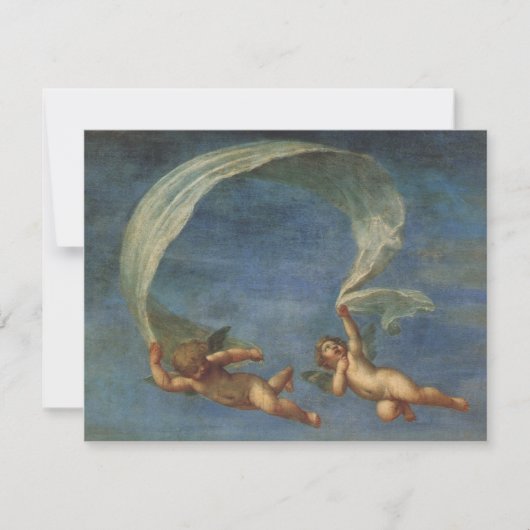 Angels Detail aus Adonis Led von Cupids von Albani (Vorderseite)