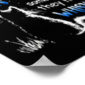 Angels Dont Always Have Wings They Have Whiskers Poster (Ecke)