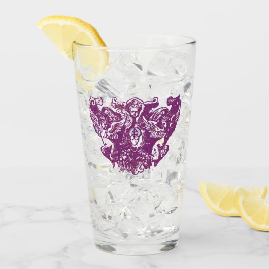 Angels – Engel Coat of arms – Emblem Glas (Vorderseite Ice)