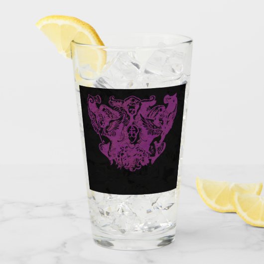 Angels – Engel Coat of arms – Emblem Glas (Vorderseite Ice)