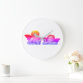 Angels Engel – Madonna Sixtina – Raphael – Raffael Große Wanduhr (Zuhause)