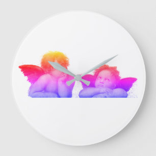 Angels Engel – Madonna Sixtina – Raphael – Raffael Große Wanduhr