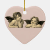 Angels Engel – Madonna Sixtina – Raphael – Raffael Keramik Ornament (Hinten)
