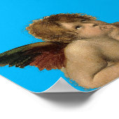 Angels Engel - Madonna Sixtina - Raphael - Raffael Poster (Ecke)