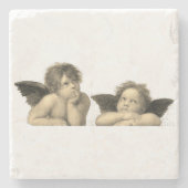 Angels Engel – Madonna Sixtina – Raphael – Raffael Steinuntersetzer (Vorderseite)