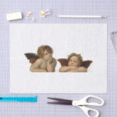 Angels Engel – Madonna Sixtina – Raphael – Vintage Seidenpapier (Handwerk)