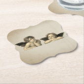 Angels Engel – Raphael – Vintage – shabby chic Untersetzer (angewinkelt)