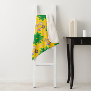 Angels Eye View Leinwand Geo Sunny Yellow Sherpadecke