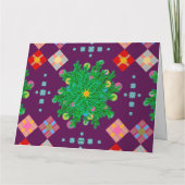 Angels Eye View Leinwand Streifen Lila Karte (Rückseite)