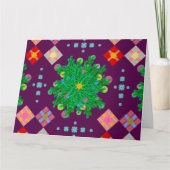 Angels Eye View Leinwand Streifen Lila Karte (Vorderseite)